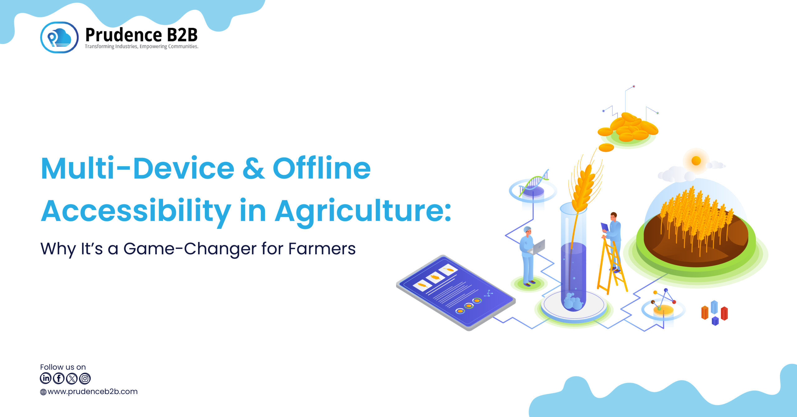 Seamless farming with multi-device and offline accessibility for better agricultural management.