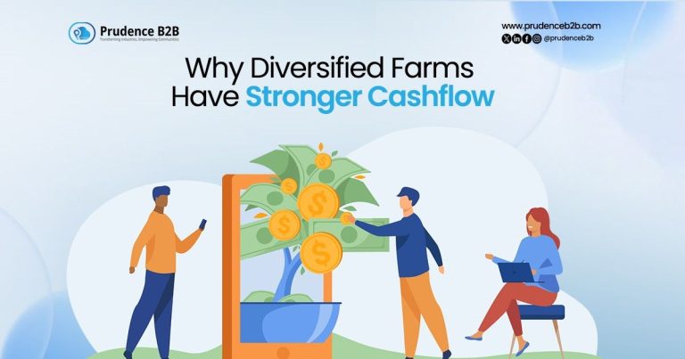 Diversified farming strategies improving cash flow stability.