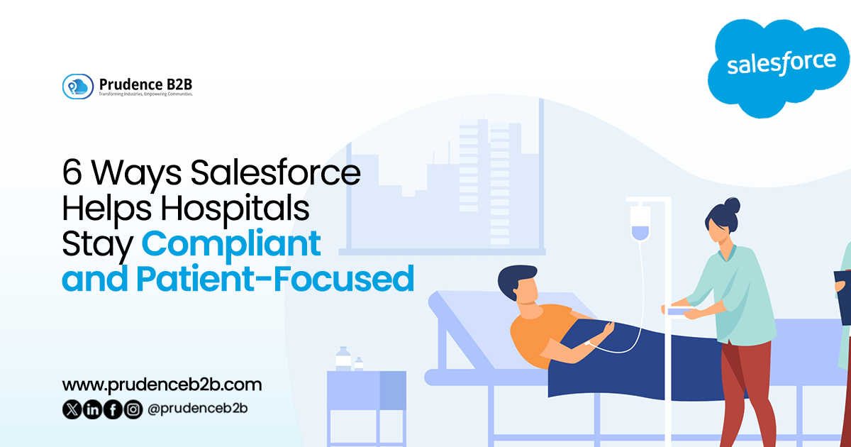 Healthcare professionals using Salesforce for hospital compliance and patient management.